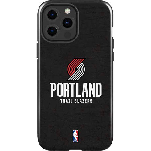 NBA Portland Trail Blazers Distressed iPhone 13 Pro Max Impact Case