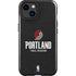 NBA Portland Trail Blazers Distressed iPhone 15 Plus Impact Case