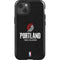 NBA Portland Trail Blazers Distressed iPhone 14 Impact Case