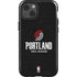 NBA Portland Trail Blazers Distressed iPhone 15 Impact Case