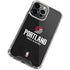 NBA Portland Trail Blazers Distressed iPhone 15 Pro Clear Case