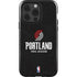 NBA Portland Trail Blazers Distressed iPhone 15 Pro Impact Case