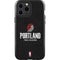NBA Portland Trail Blazers Distressed iPhone 14 Pro Max Impact Case