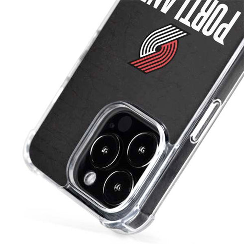 NBA Portland Trail Blazers Distressed iPhone 15 Pro Max MagSafe Case