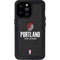 NBA Portland Trail Blazers Distressed iPhone 14 Pro Max Waterproof Case