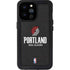 NBA Portland Trail Blazers Distressed iPhone 14 Pro Max Waterproof Case