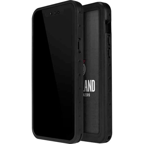 NBA Portland Trail Blazers Distressed iPhone 14 Pro Max Waterproof Case