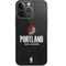 NBA Portland Trail Blazers Distressed iPhone 15 Pro Skin