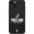 NBA Portland Trail Blazers Distressed iPhone 14 Skin