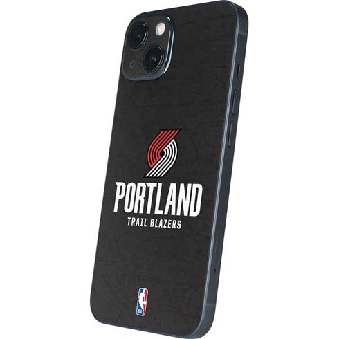 NBA Portland Trail Blazers Distressed iPhone 14 Skin