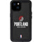 NBA Portland Trail Blazers Distressed iPhone 15 Plus Waterproof Case