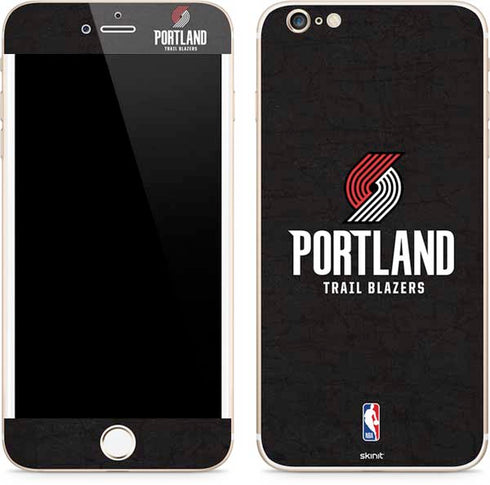NBA Portland Trail Blazers Distressed iPhone 6/6s Plus Skin