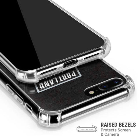 NBA Portland Trail Blazers Distressed iPhone 7/8 Plus Clear Case