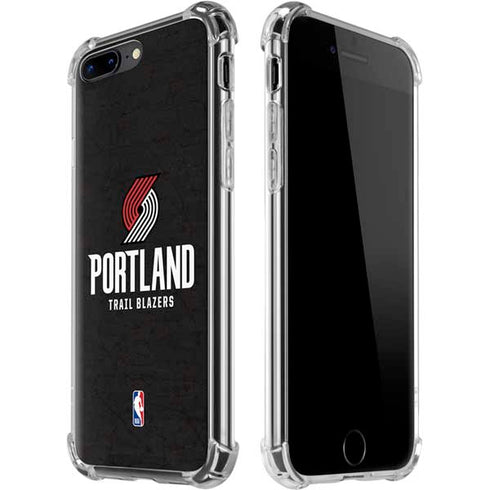 NBA Portland Trail Blazers Distressed iPhone 7/8 Plus Clear Case