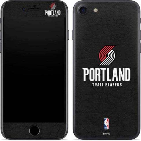NBA Portland Trail Blazers Distressed iPhone 8 Skin