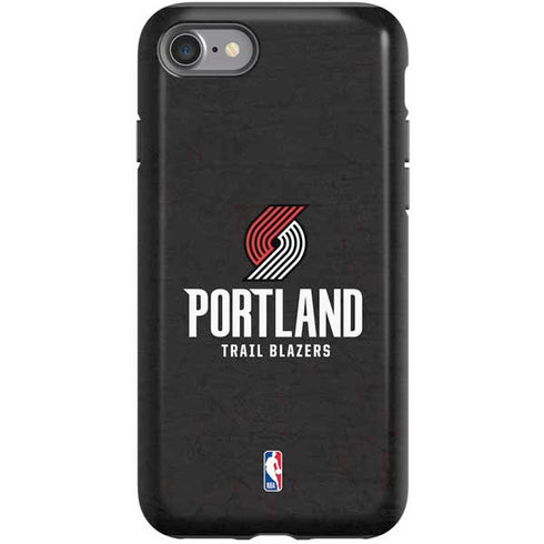 NBA Portland Trail Blazers Distressed iPhone SE (2nd & 3rd Gen) Pro Case