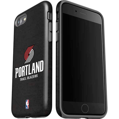 NBA Portland Trail Blazers Distressed iPhone SE (2nd & 3rd Gen) Pro Case