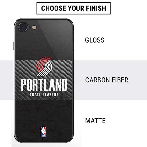 NBA Portland Trail Blazers Distressed iPhone SE (2nd & 3rd Gen) Skin