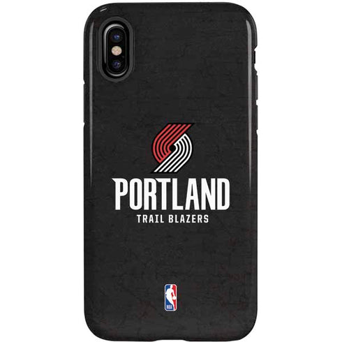 NBA Portland Trail Blazers Distressed iPhone X Pro Case