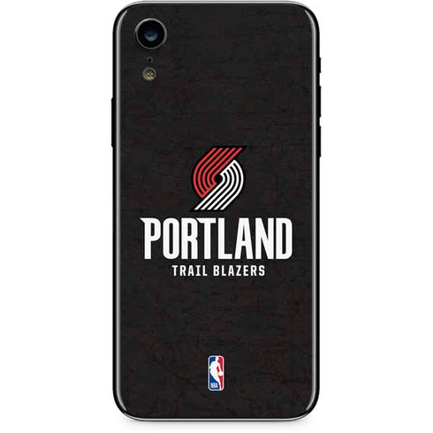 NBA Portland Trail Blazers Distressed iPhone XR Skin