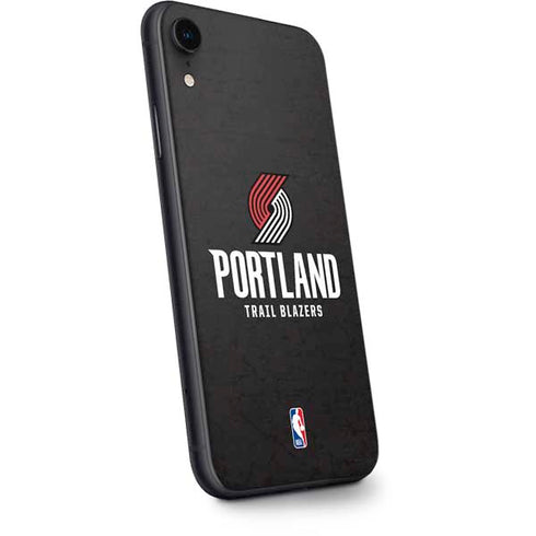NBA Portland Trail Blazers Distressed iPhone XR Skin