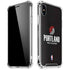 NBA Portland Trail Blazers Distressed iPhone XS Max Clear Case
