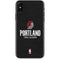 NBA Portland Trail Blazers Distressed iPhone XS Max Skin