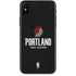 NBA Portland Trail Blazers Distressed iPhone XS Skin