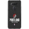 NBA Portland Trail Blazers Distressed LG K51/Q51 Clear Case
