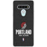 NBA Portland Trail Blazers Distressed LG Stylo 6 Clear Case