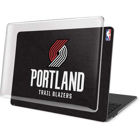 NBA Portland Trail Blazers Distressed MacBook Pro 13in (2020) Case plus Skin