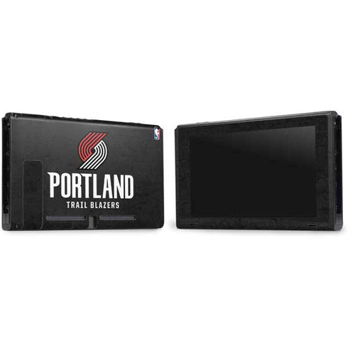 NBA Portland Trail Blazers Distressed Nintendo Switch Bundle Skin