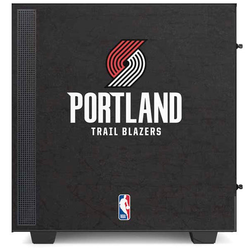 NBA Portland Trail Blazers Distressed NZXT H510 Compact ATX Mid-Tower Case Skin