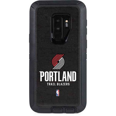 NBA Portland Trail Blazers Distressed Otterbox Defender Galaxy Skin