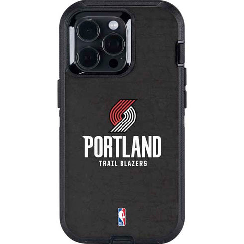 NBA Portland Trail Blazers Distressed Otterbox Defender iPhone Skin