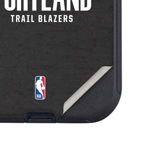 NBA Portland Trail Blazers Distressed Otterbox Defender iPhone Skin