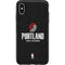 NBA Portland Trail Blazers Distressed Otterbox Symmetry iPhone Skin