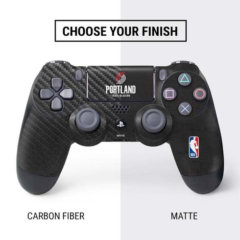 NBA Portland Trail Blazers Distressed PS4 Controller Skin