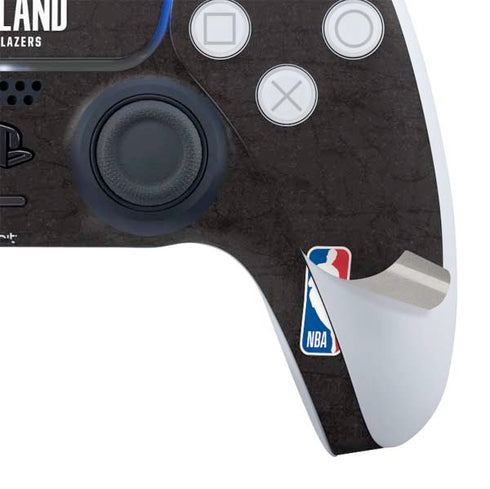 NBA Portland Trail Blazers Distressed PS5 Controller Skin