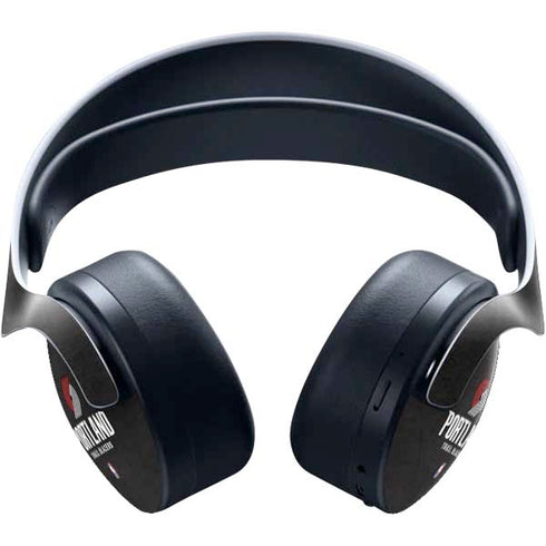 NBA Portland Trail Blazers Distressed PULSE 3D Wireless Headset for PS5 Skin