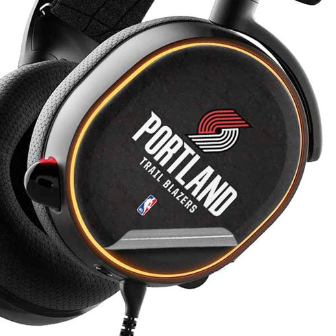 NBA Portland Trail Blazers Distressed SteelSeries Arctis 5 Skin