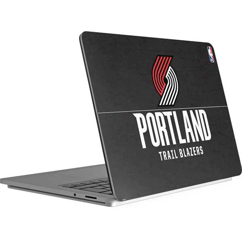 NBA Portland Trail Blazers Distressed Surface Laptop Studio Skin