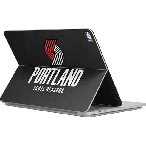 NBA Portland Trail Blazers Distressed Surface Laptop Studio Skin