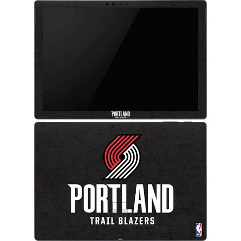 NBA Portland Trail Blazers Distressed Surface Pro 6 Skin