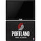 NBA Portland Trail Blazers Distressed Surface Pro 6 Skin