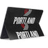 NBA Portland Trail Blazers Distressed Surface Pro 6 Skin