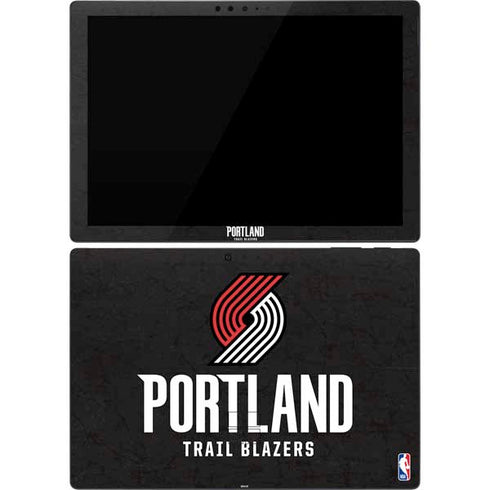 NBA Portland Trail Blazers Distressed Surface Pro 7 Skin