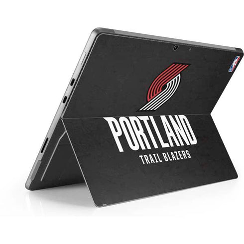 NBA Portland Trail Blazers Distressed Surface Pro 9 Skin