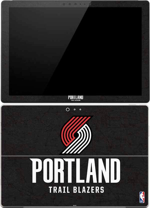 NBA Portland Trail Blazers Distressed Surface Pro (2017) Skin