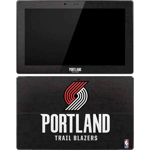 NBA Portland Trail Blazers Distressed Surface Pro Tablet Skin